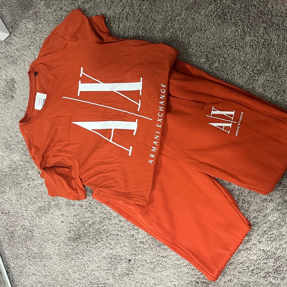 Armani Exchange Vibrant Orange Set